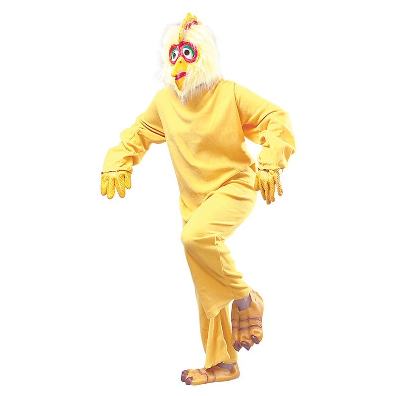 Yellow chicken costume