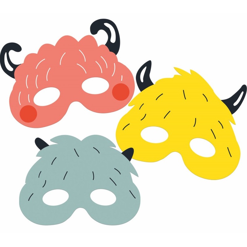 6 Monster Festival party masks