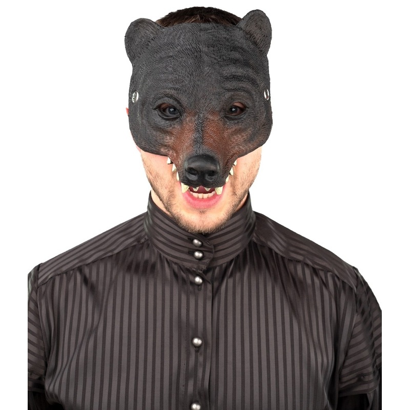 Barney the bear half mask