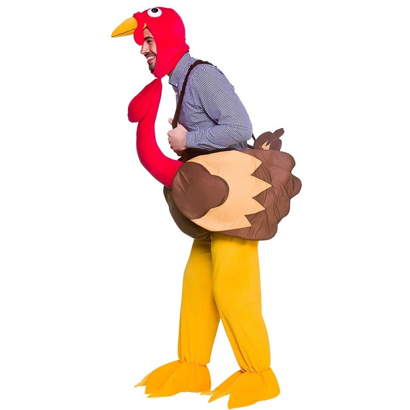 Crazy turkey costume for adults
