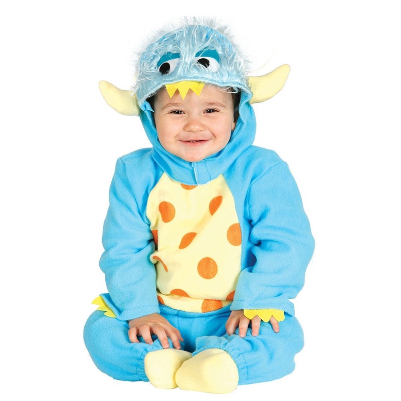 Fiete hooded monster costume for children