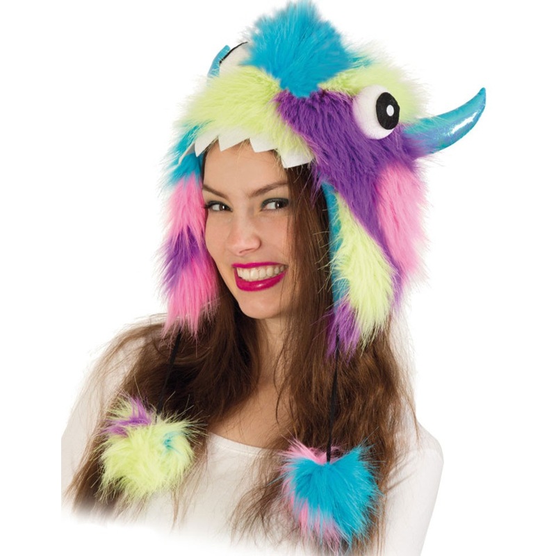 Fluffy monster hat