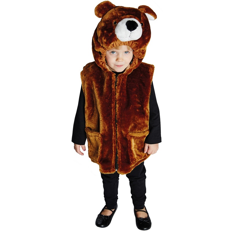 Grizzly Bear Greta Child Costume 98