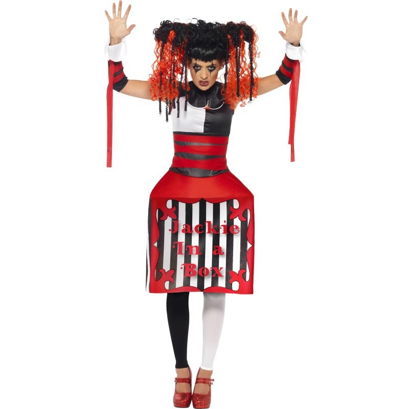 Jacket in a box jumping devil costume