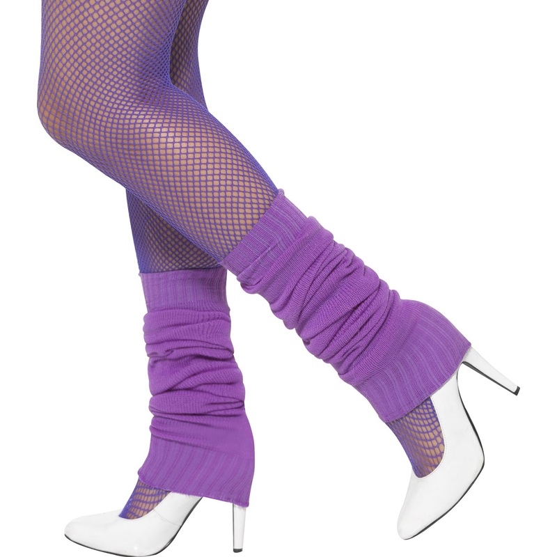 Purple party leg warmers