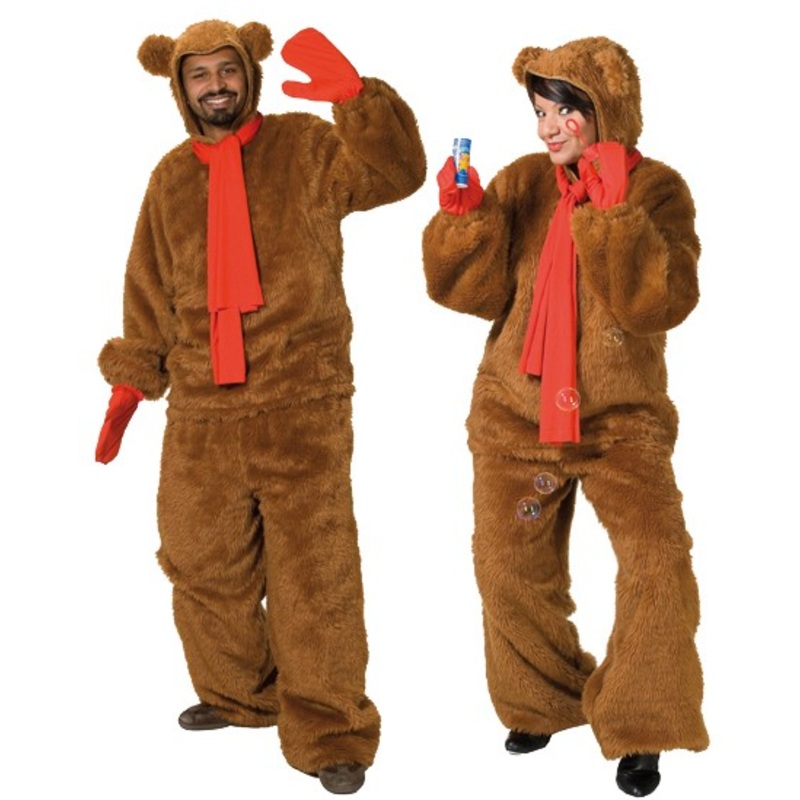 Pustefix bear plush costume unisex S