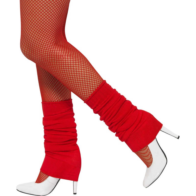 Red leg warmers Dancing Queen