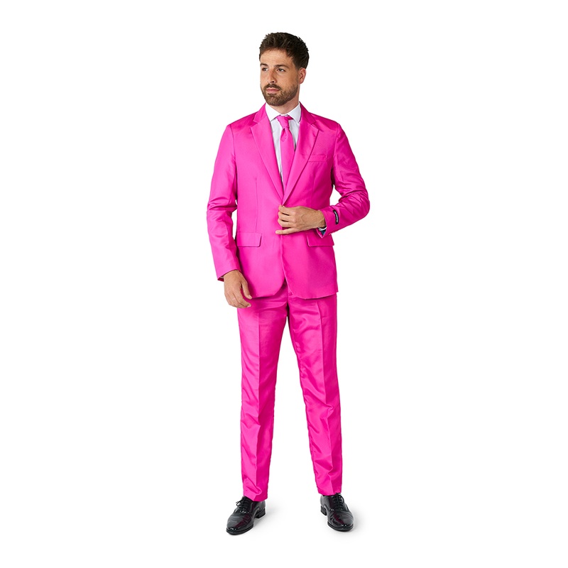 Suitmeister party suit Solid Pink 46