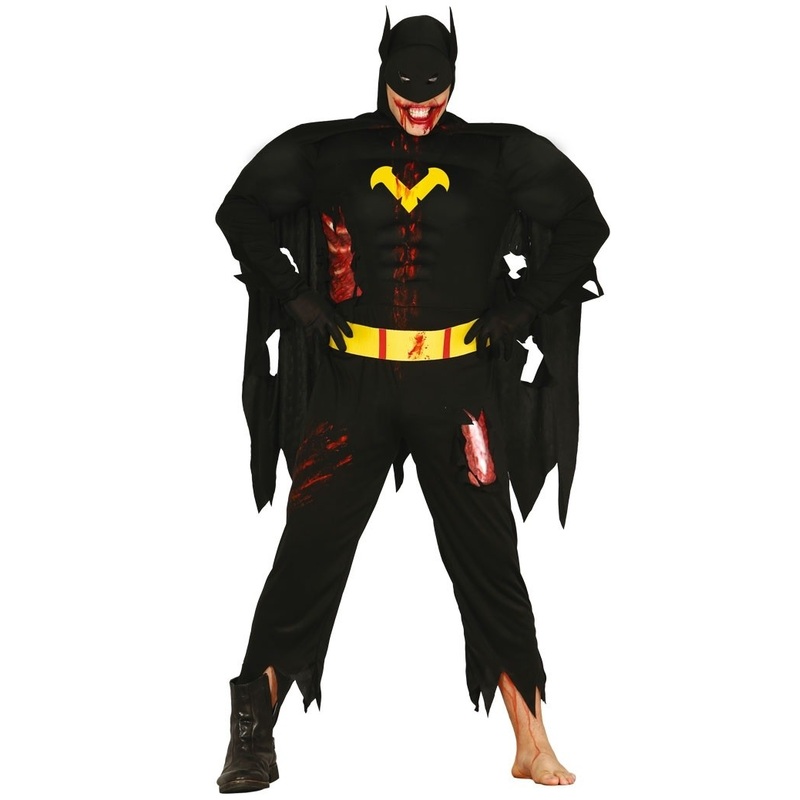 Tattered Bat Man costume for men 48-50