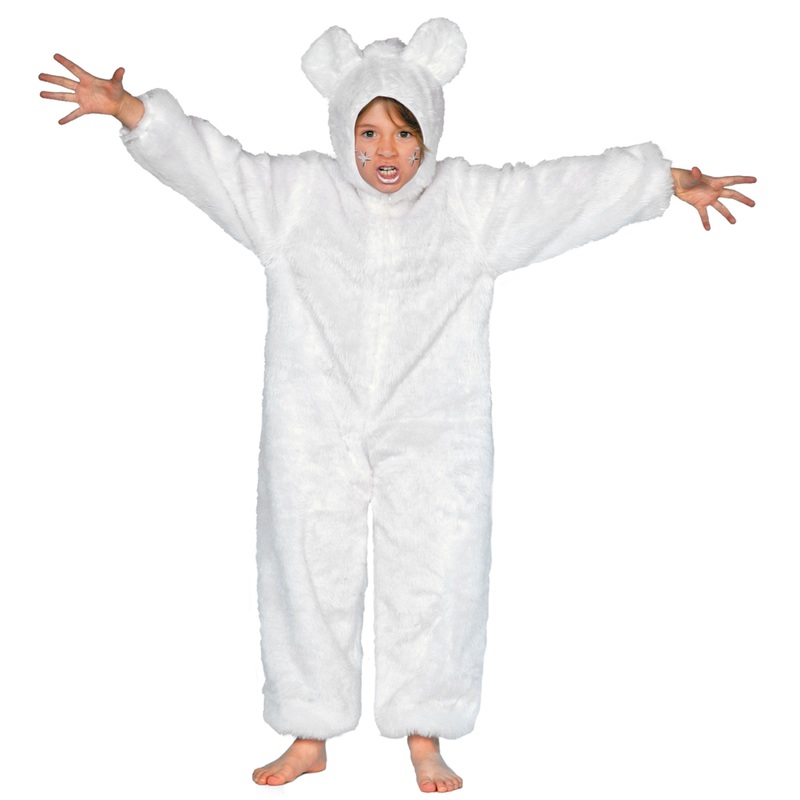 White Knutus polar bear kids overall 104