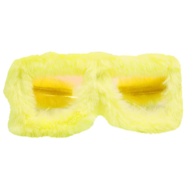 Yellow Plush Glasses
