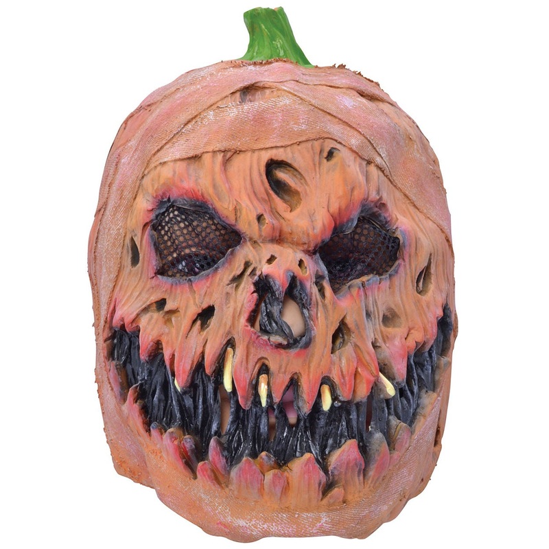 Zombie pumpkin mask