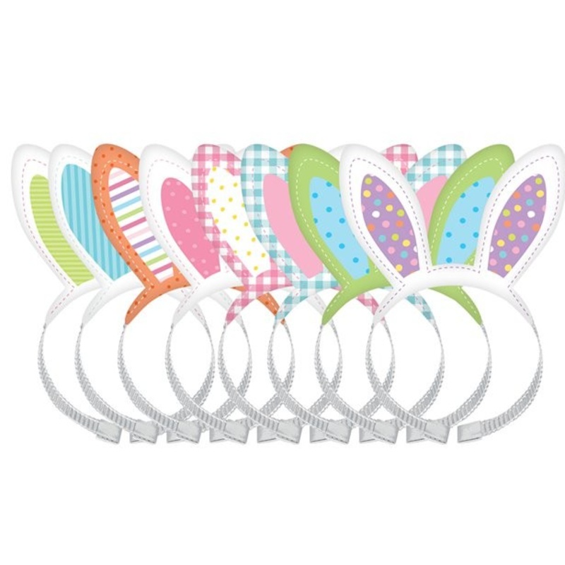 8 rabbit ears bunny headband