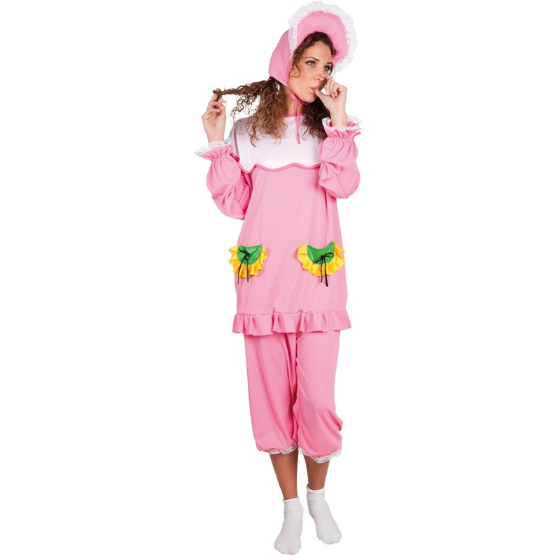 Adult baby costume pink