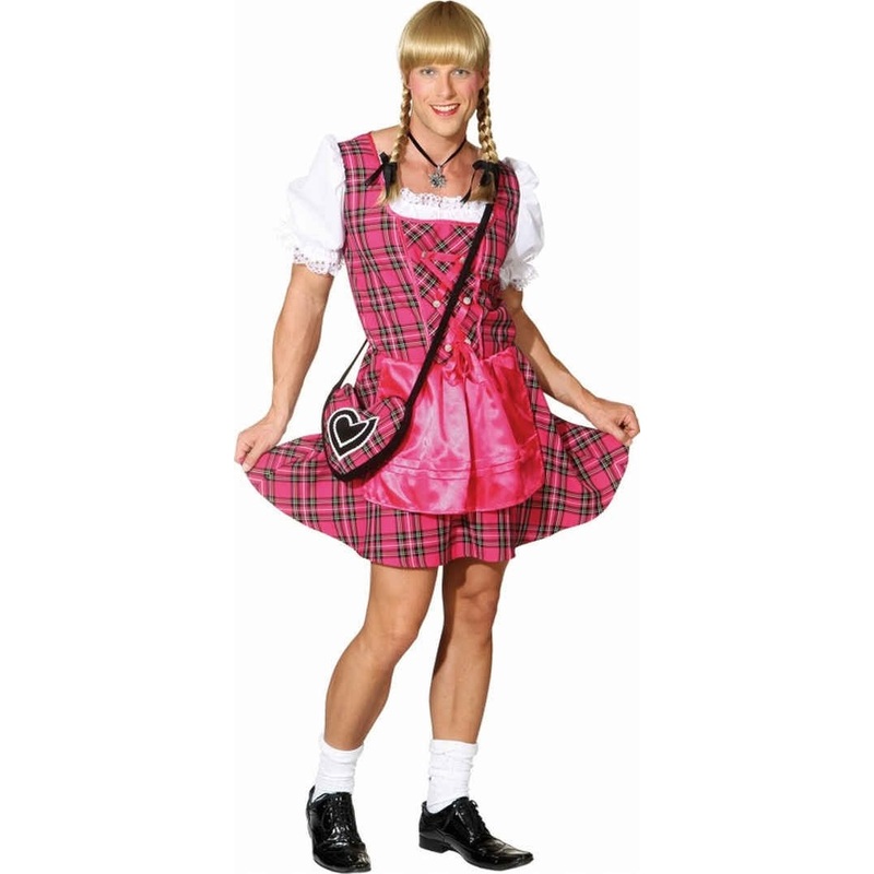 Checkered men's dirndl Kasper 46-48