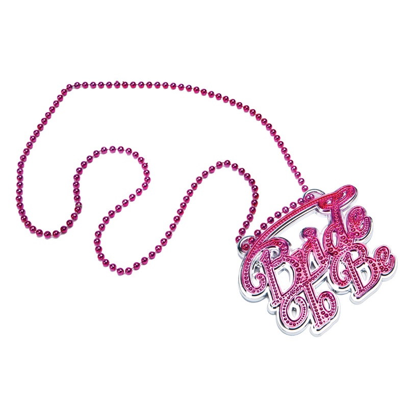 Chic Bride To Be pearl necklace pink
