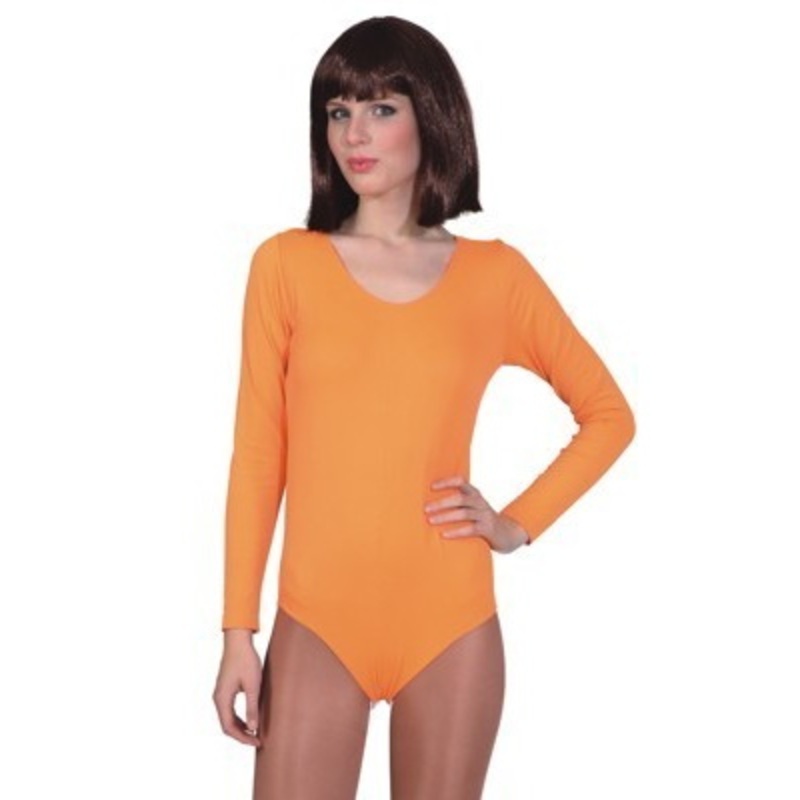 Long sleeve body neon orange S-M