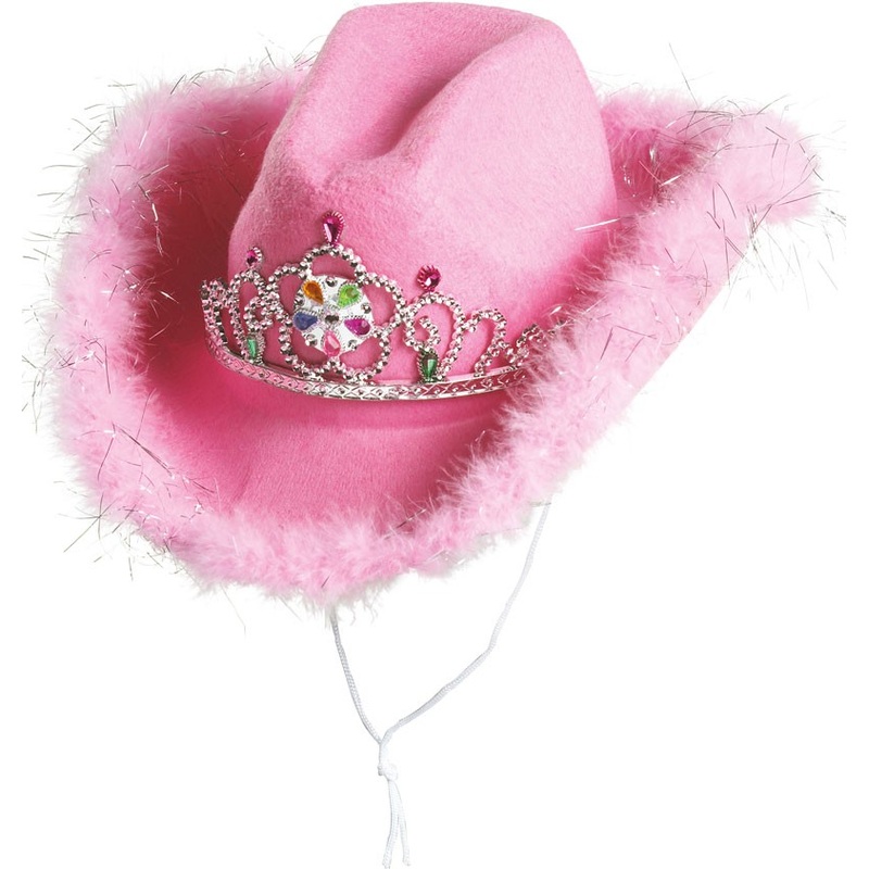 Lorina crown lady cowgirl hat in pink