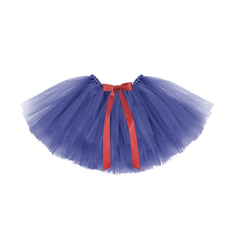 Nice tutu blue with dotted bow