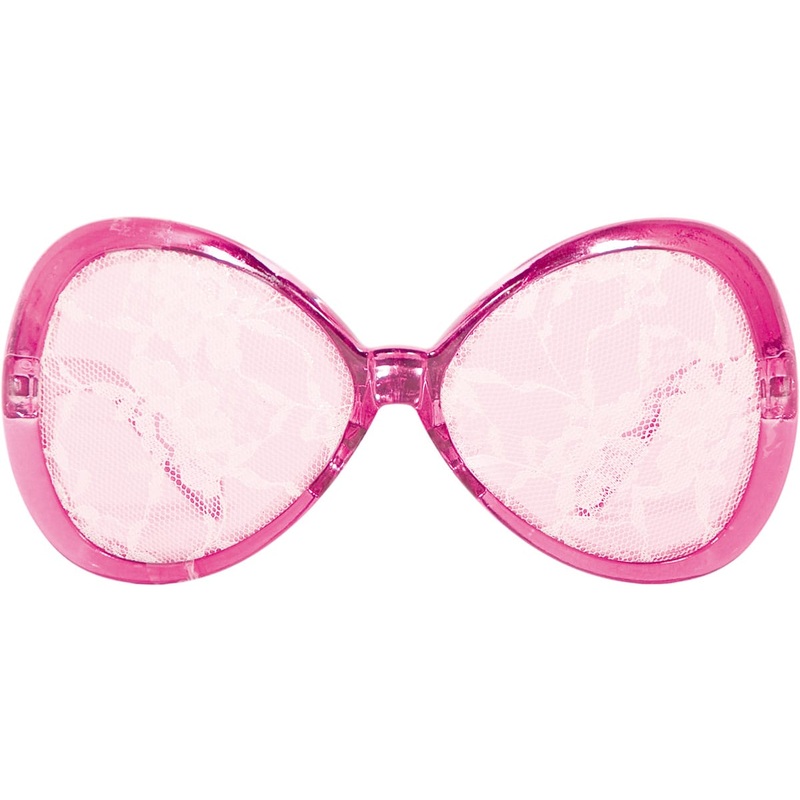 Pink lace glasses