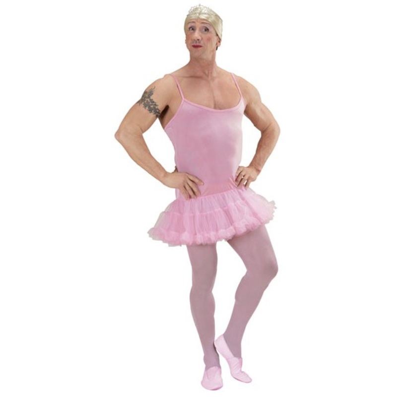 Pink men's ballerina costume