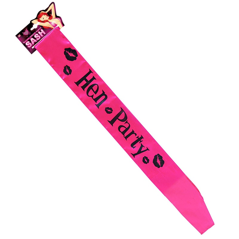 Pink party sash