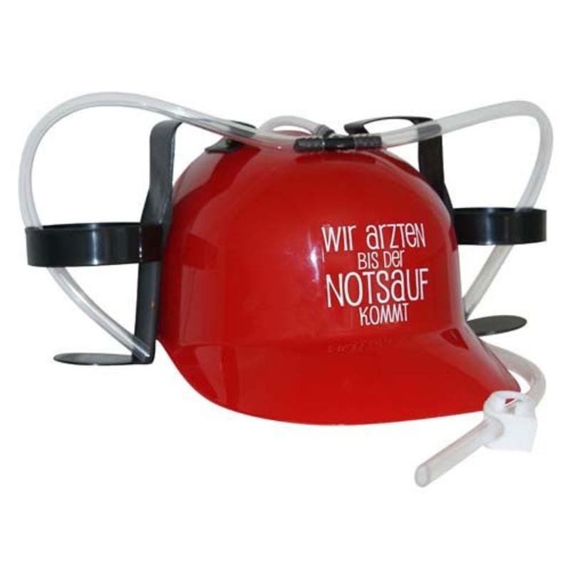 Red Notsauf Party drinking helmet