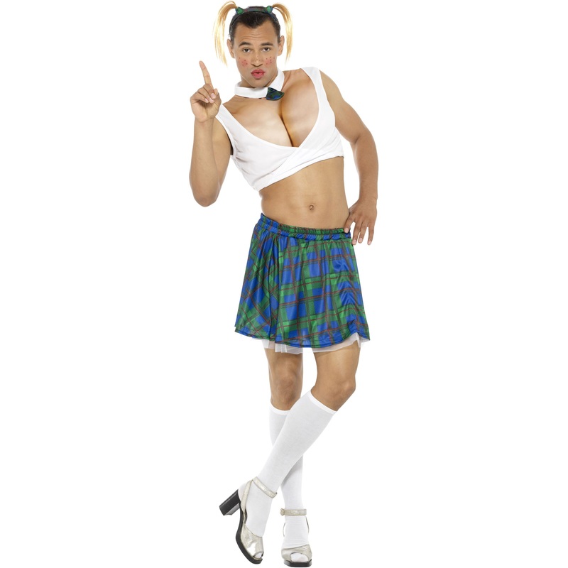 Sexy school child men's costume M
