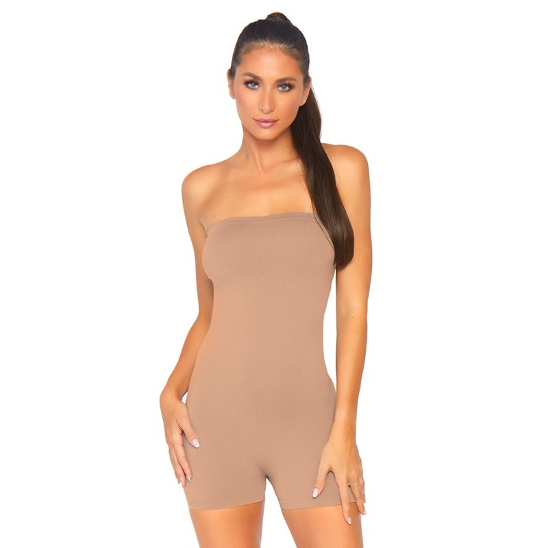 Shapewear bodice suit soft beige S-M