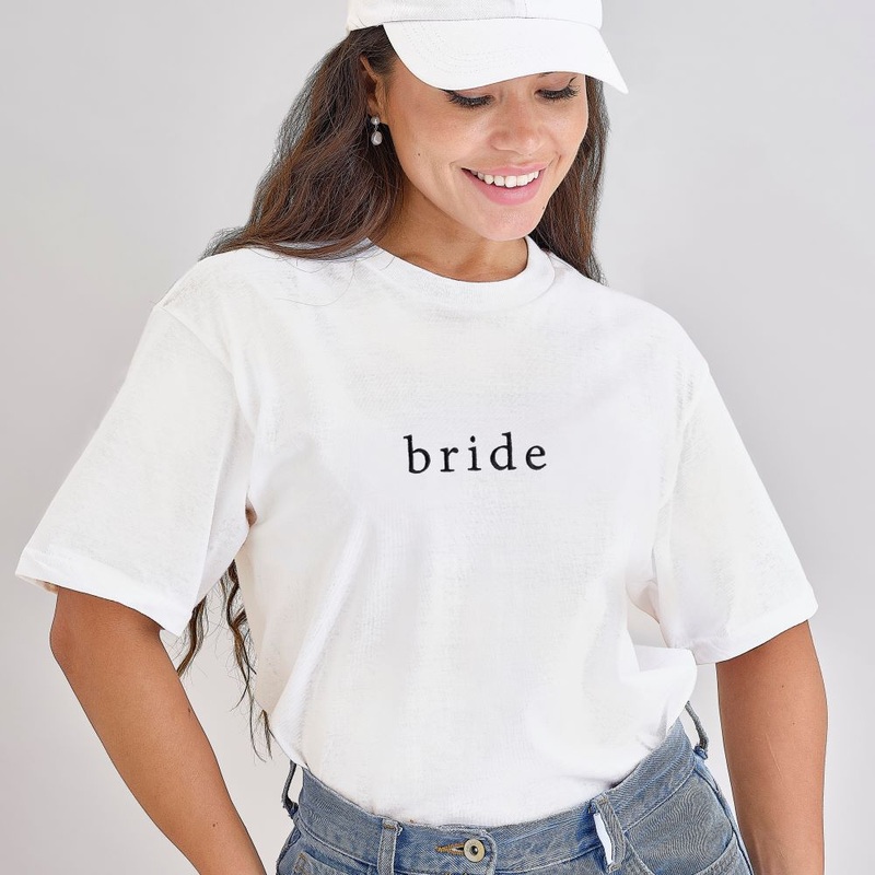 T-shirt Bride size XL in white