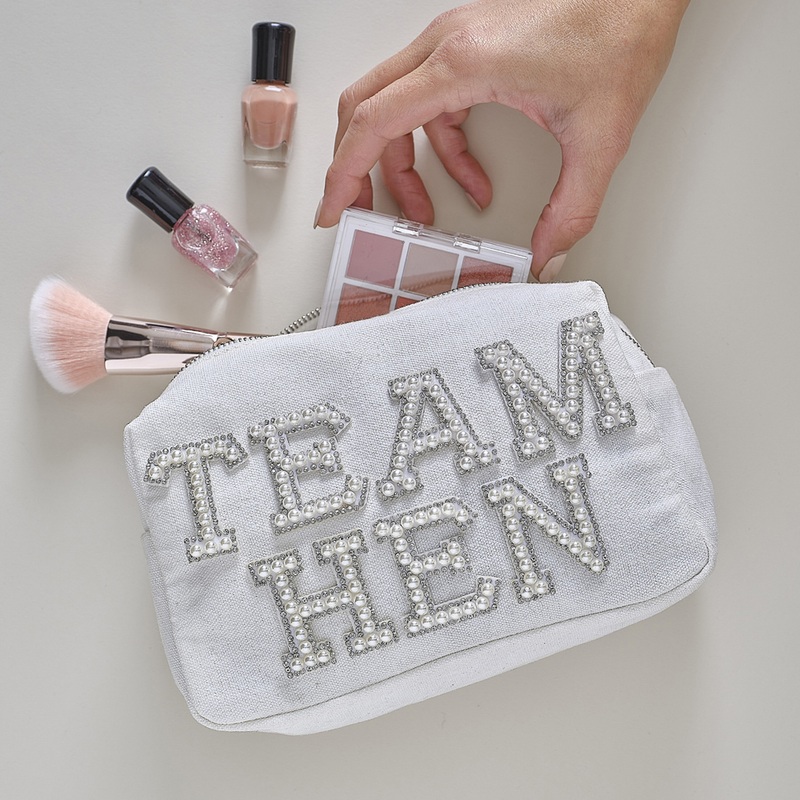 Team Hen cosmetic bag 20cm x 12cm