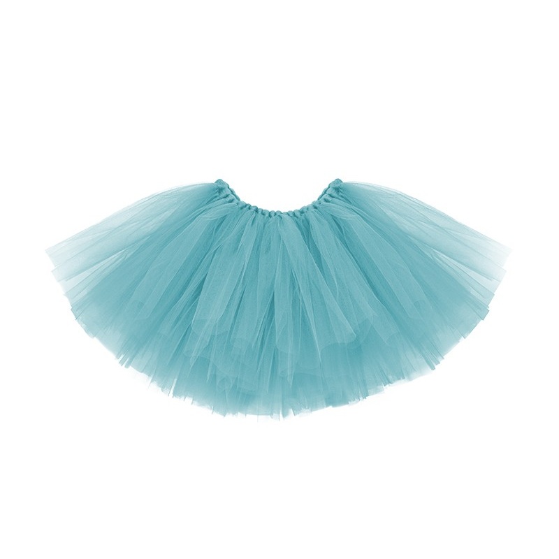 Turquoise tutu with orange bow 60 x 30cm