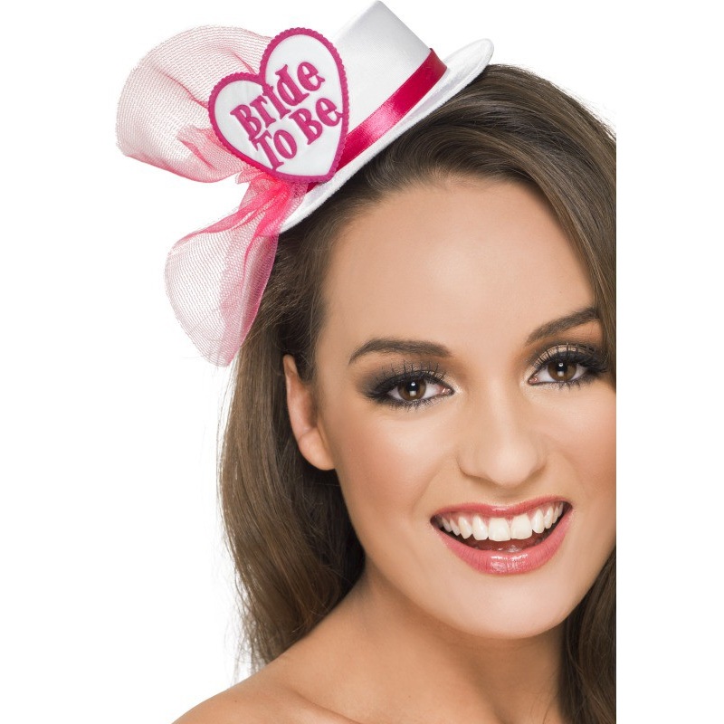 White Bride To Be Mini hat