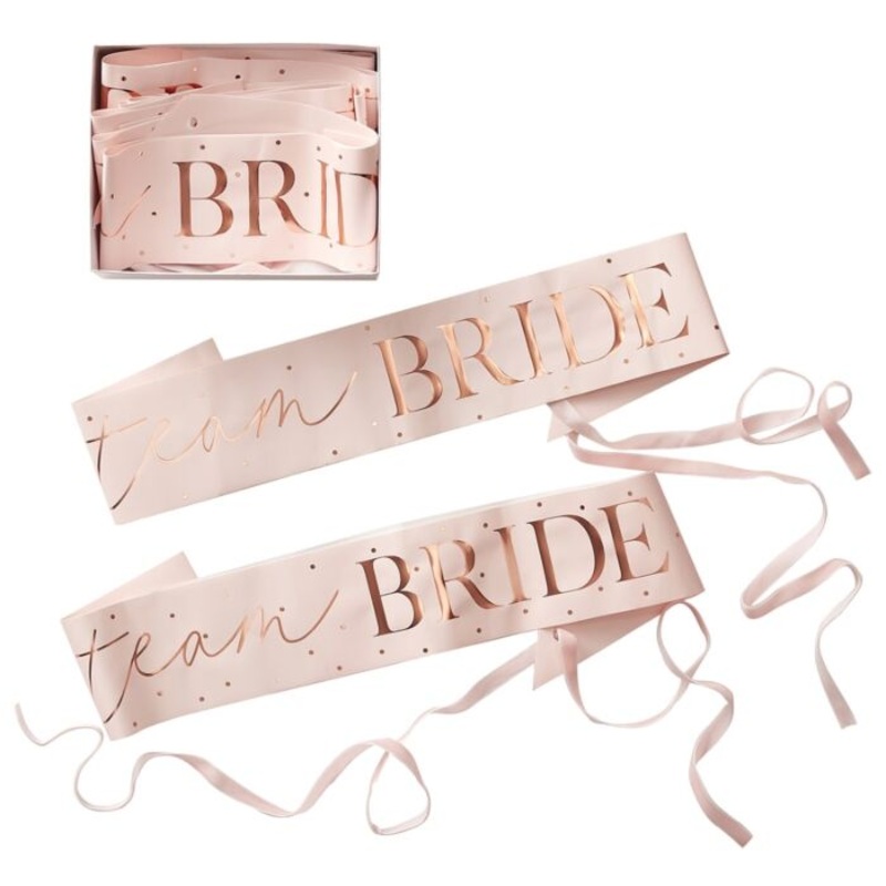 6 JGA Night Team Bride Sashes