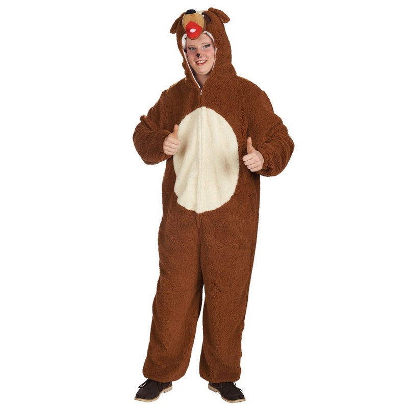 Bernhadiner plush costume for adults 46-48