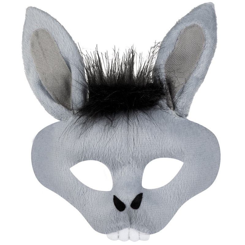 Crazy fabric donkey mask
