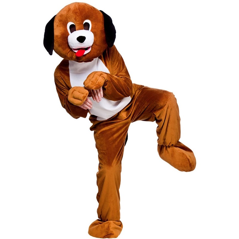 Cute dog puppy mascot costume