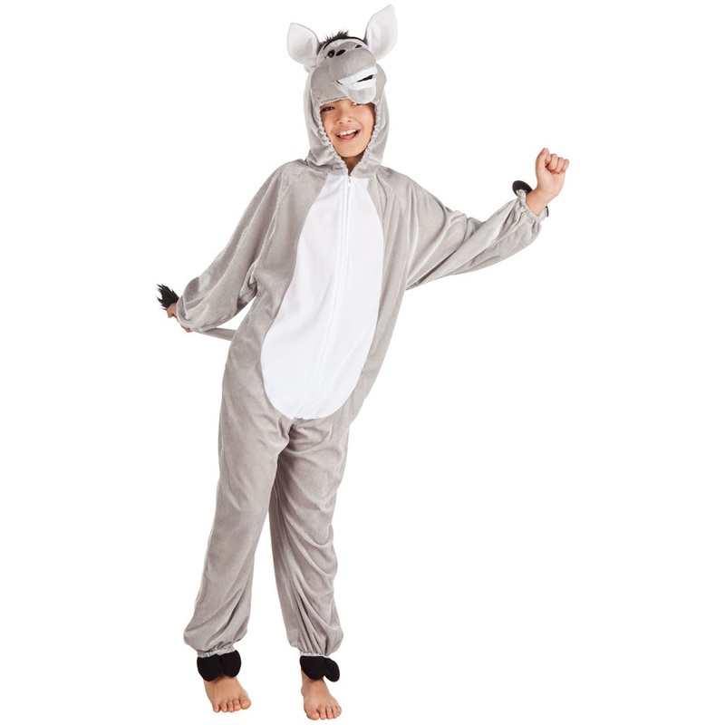 Donkey plush overall for kids