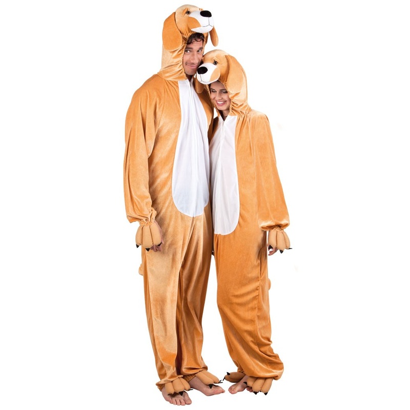Fluffy dachshund unisex costume