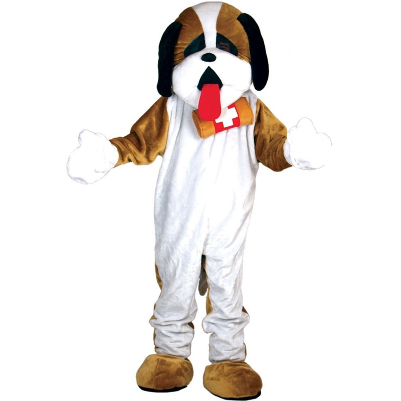 Giant Bernhadiner mascot costume