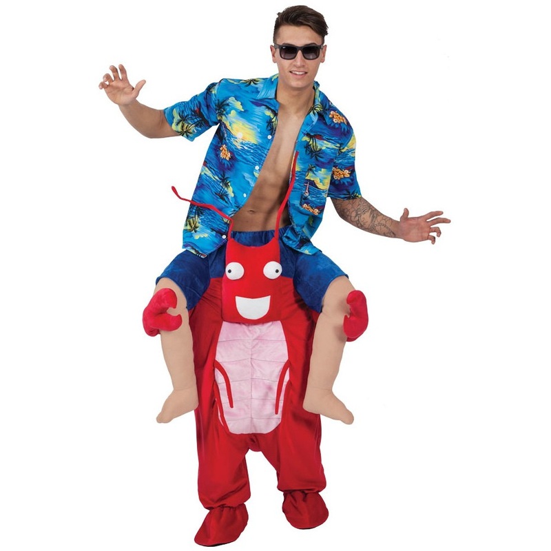 Honululu lobster piggyback costume