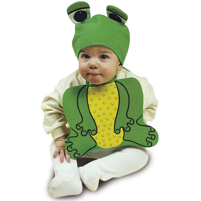 Mini Froggy Green Baby Bib