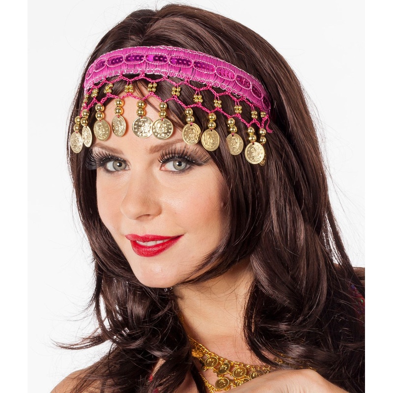 Pink gypsy headband