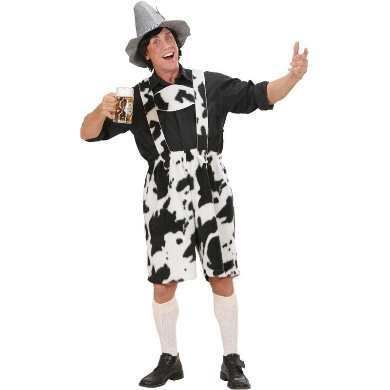 Plush cow leather pants S
