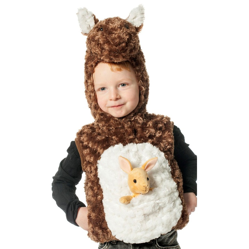 Plush kangaroo child costume 80