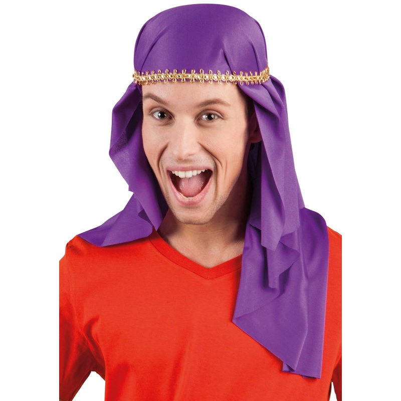 Purple Abdulla Sheikh headscarf