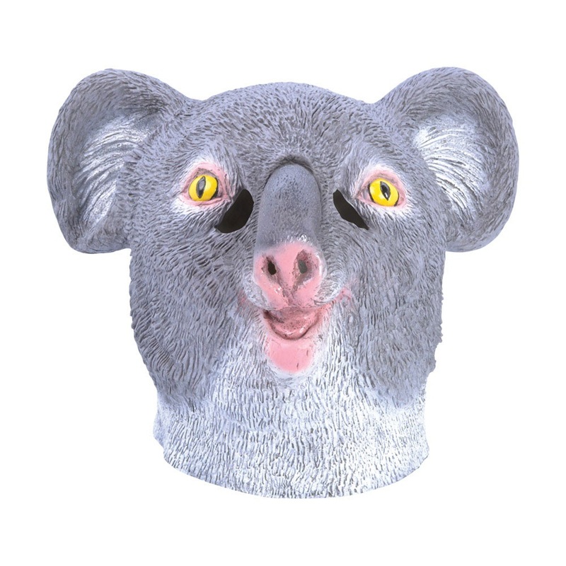 Realistic koala full head mask