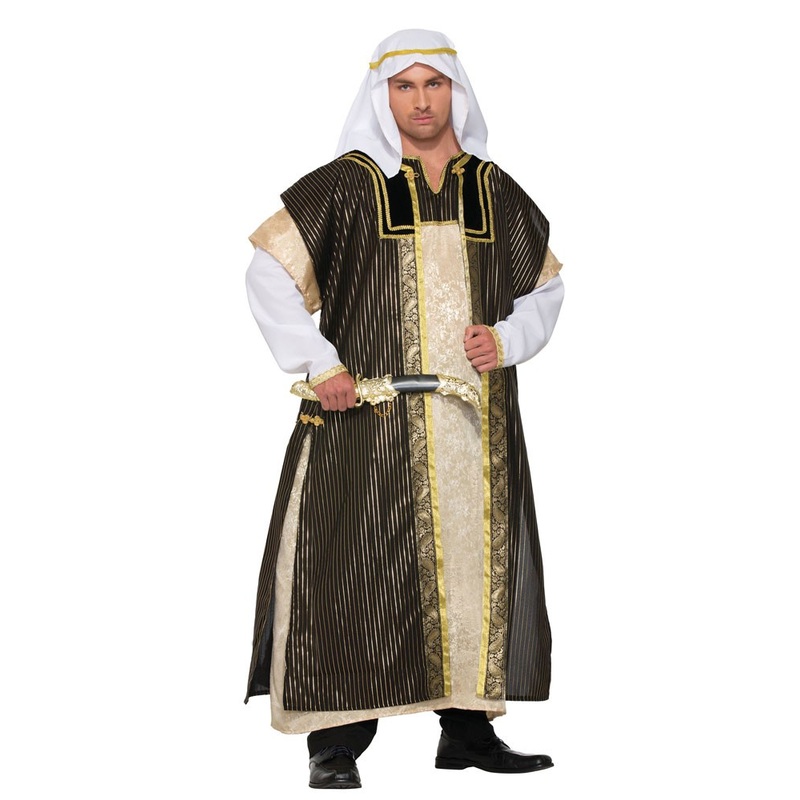 Sheikh's robe Achmet with gold applications for men