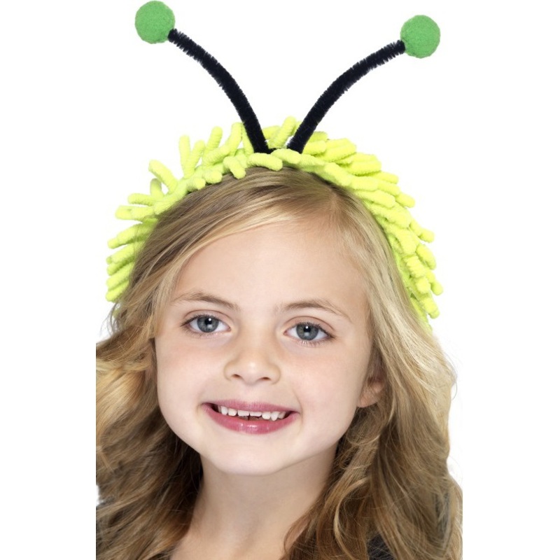 Yellow ladybug headband
