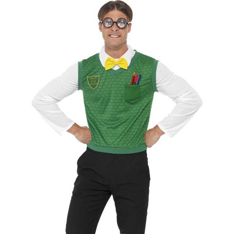 Class nerd men's costume Willi M